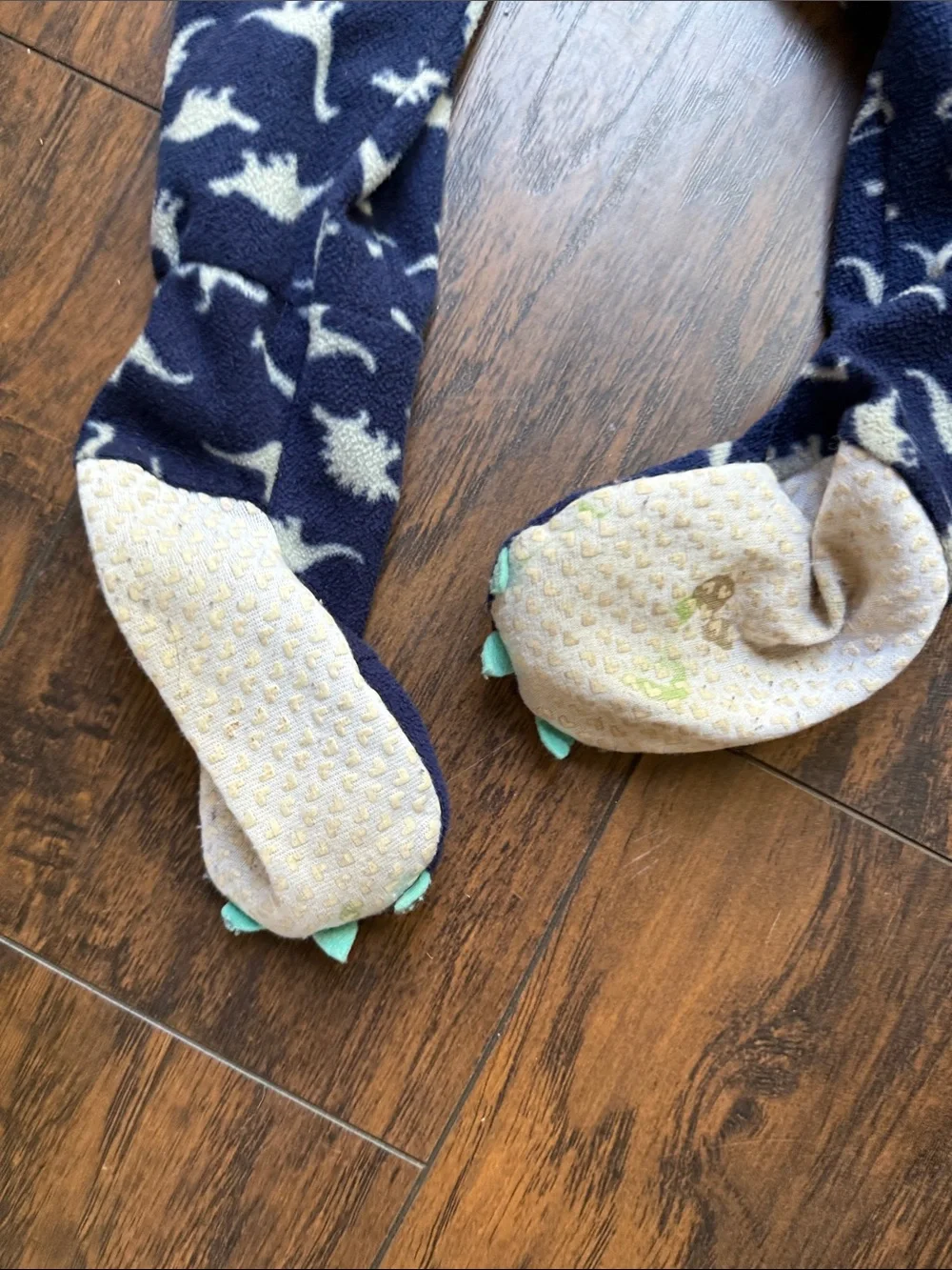 Dinosaurs footed onesie pajama